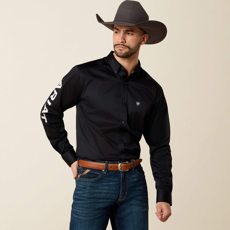 Team Logo Twill Fitted Shirt