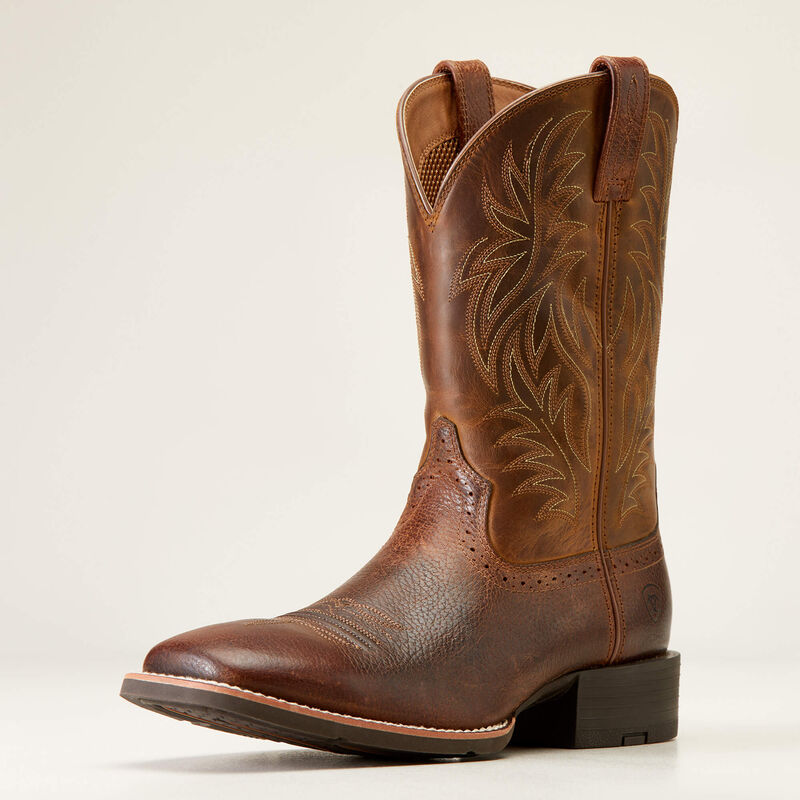 Sport Wide Square Toe Cowboy Boot
