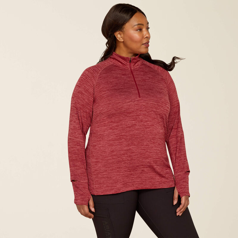 Rebar Gridwork Baselayer 1/4 Zip T-Shirt