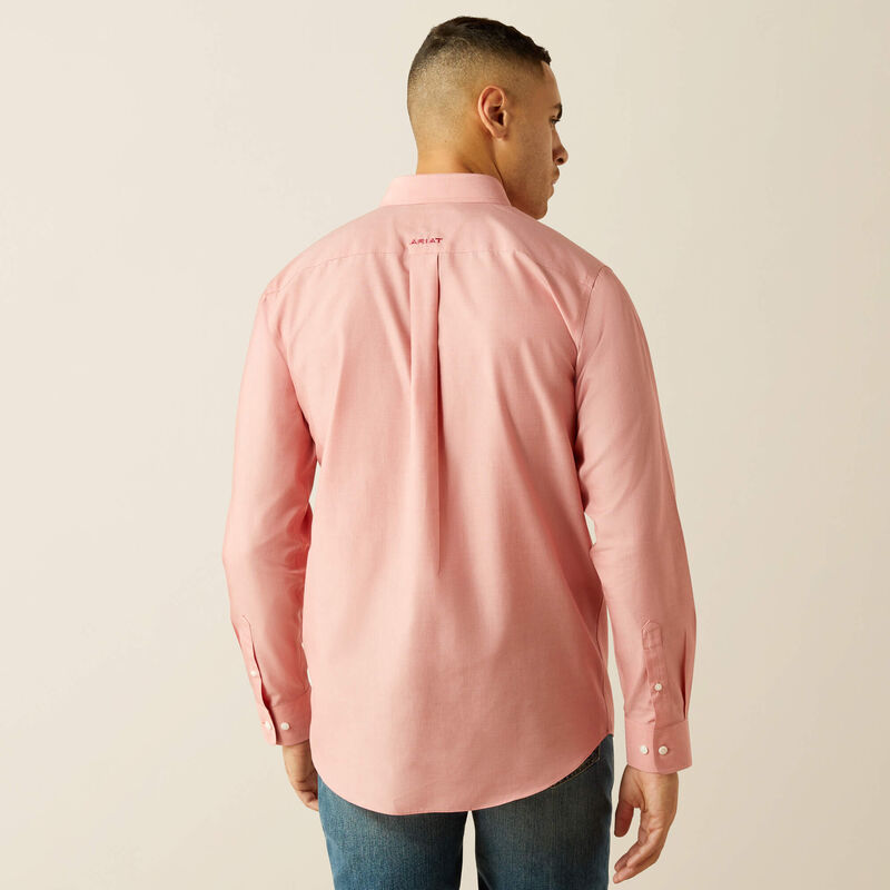 Wrinkle Free Solid Fitted Shirt