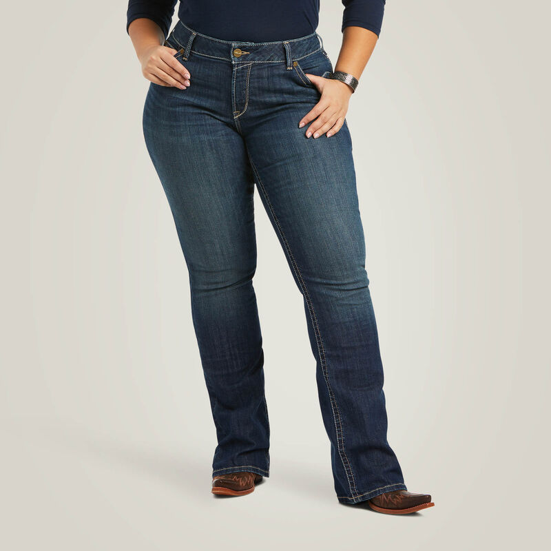 R.E.A.L. Mid Rise Corinne Boot Cut Jean
