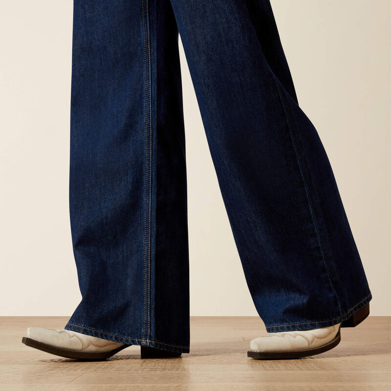 Ultra High Rise Pleated Trouser Jeans
