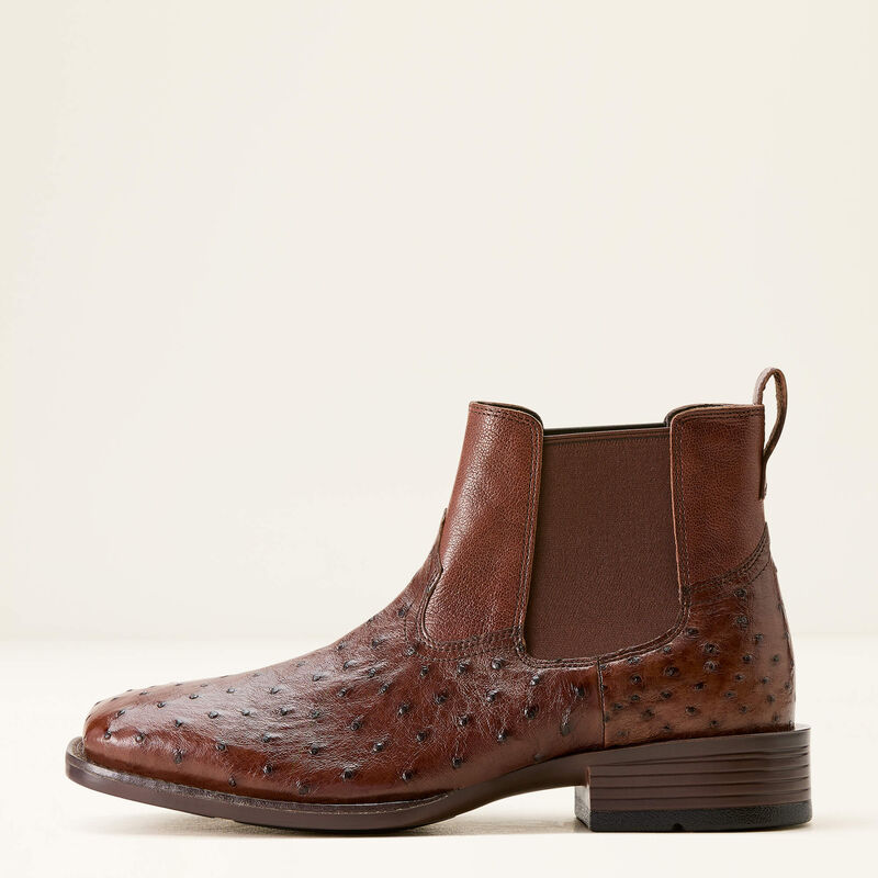Booker Chelsea Wide Square Toe Western Boot