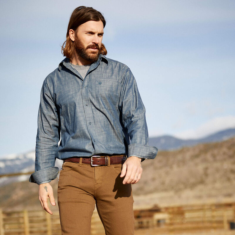 Team Logo Chambray Classic Fit Shirt