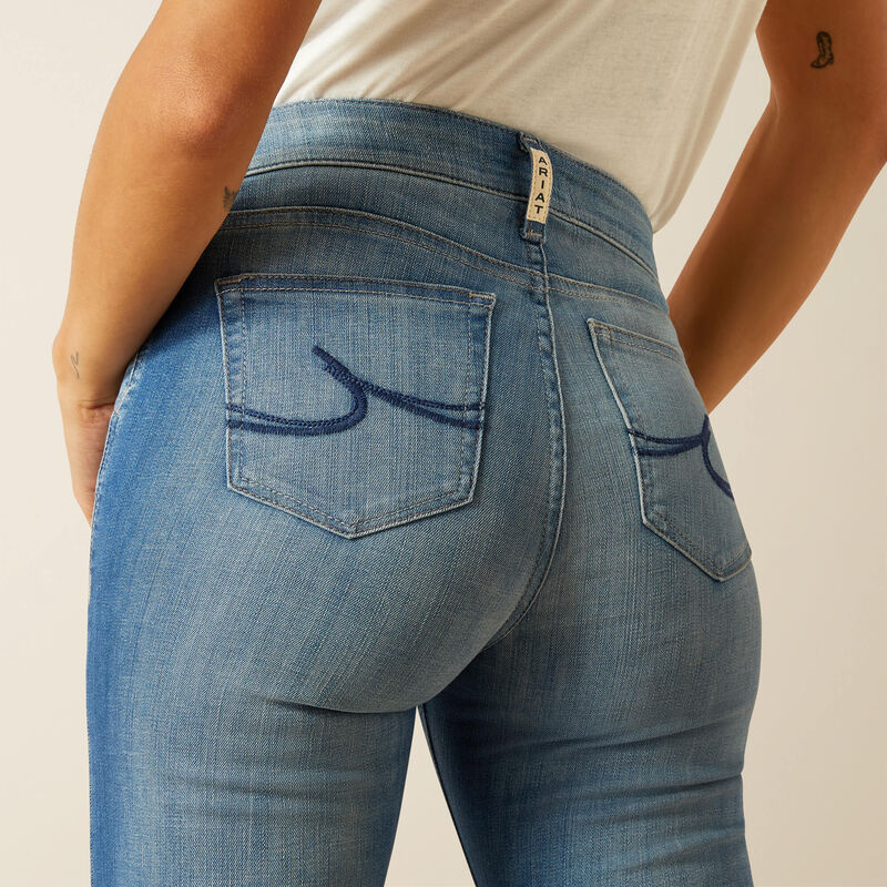 High Rise Elaina Slim Trouser Jeans