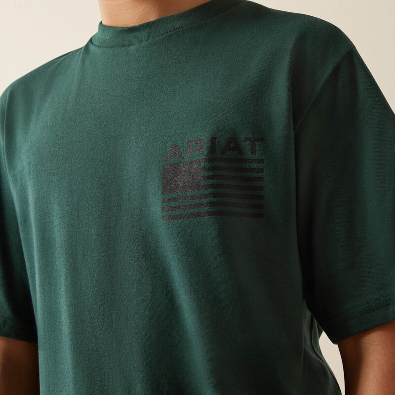 Ariat Rustic Wood Flag T-Shirt