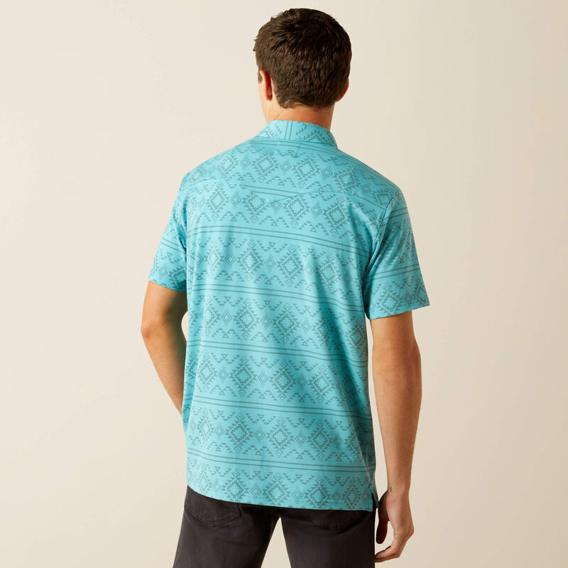 Retro Western Snap Polo
