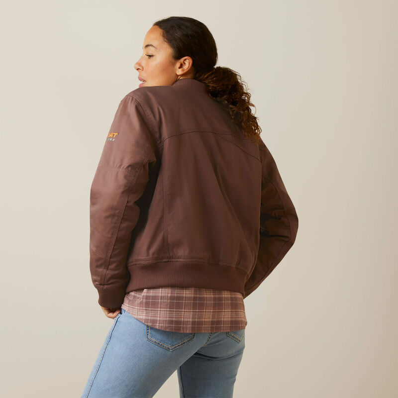 Rebar Stretch Canvas Bomber Jacket