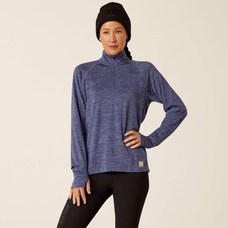 Rebar Gridwork Baselayer 1/4 Zip T-Shirt