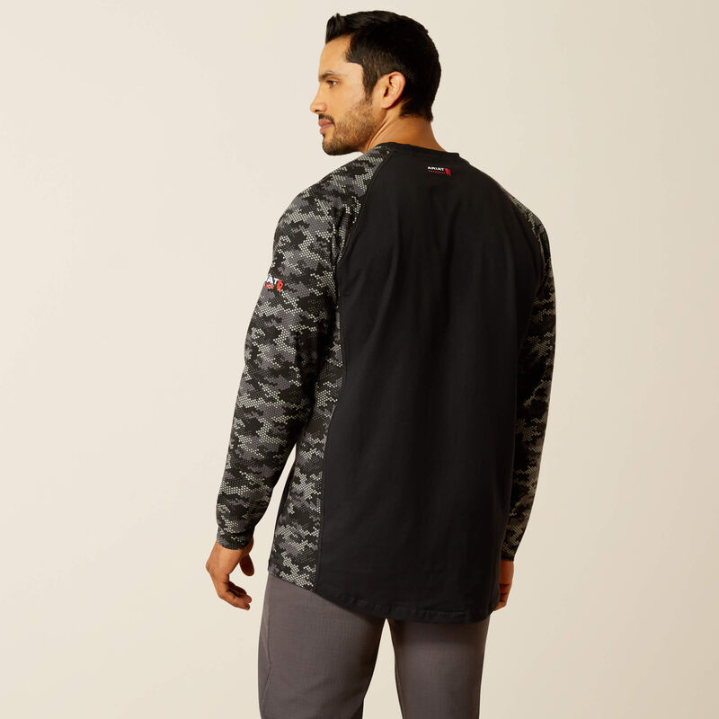 FR AC Stretch Camo Baseball T-Shirt