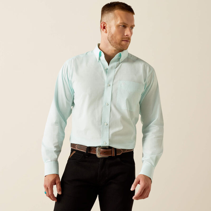 Solid Slub Classic Fit Shirt