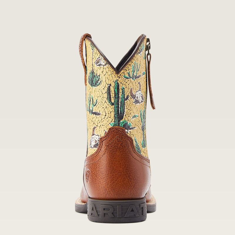 Round Up Wide Square Toe Easy Fit Western Boot