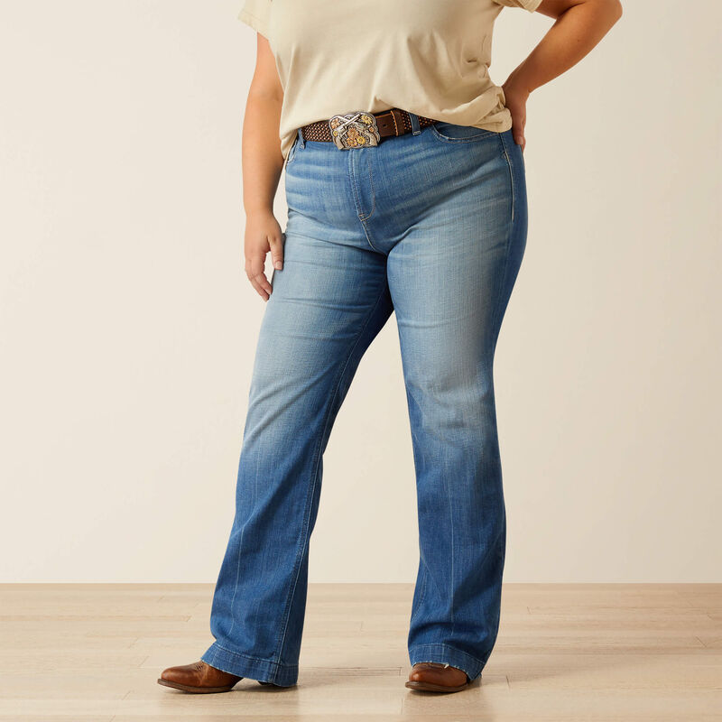 High Rise Elaina Slim Trouser Jeans