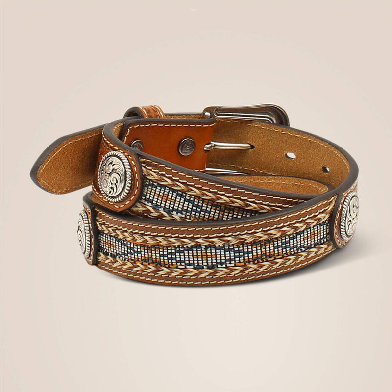 Beaded Tooled Belt