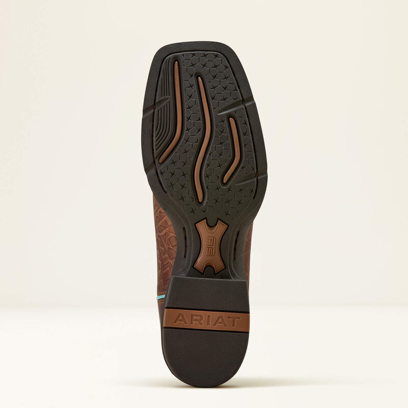 Round Up Wide Square Toe StretchFit Western Boot