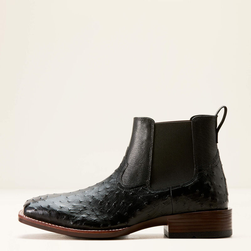 Booker Chelsea Wide Square Toe Western Boot