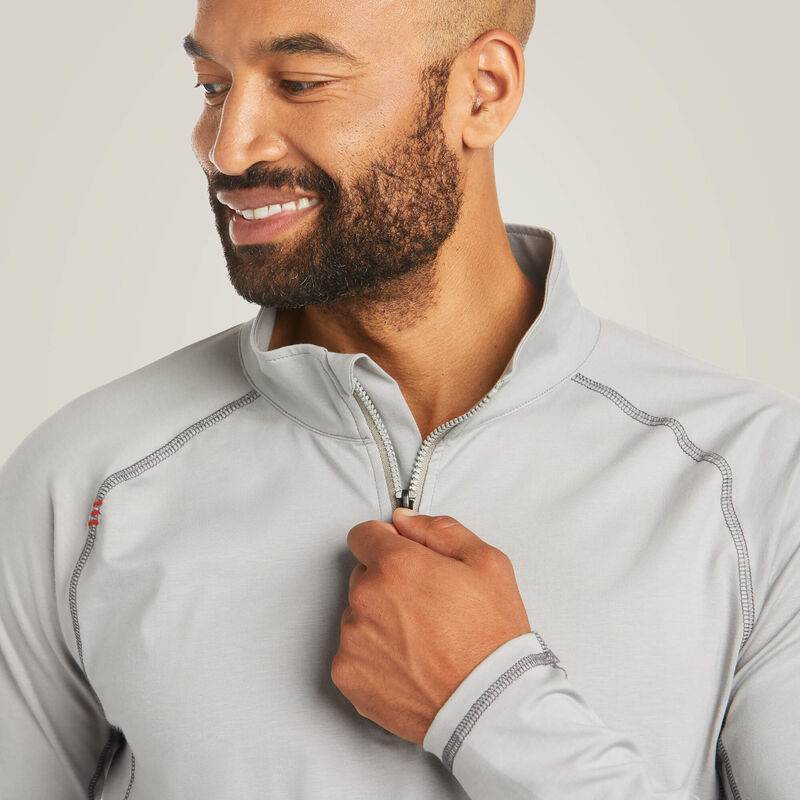 FR Combat Stretch Patriot 1/4 Zip Work Shirt