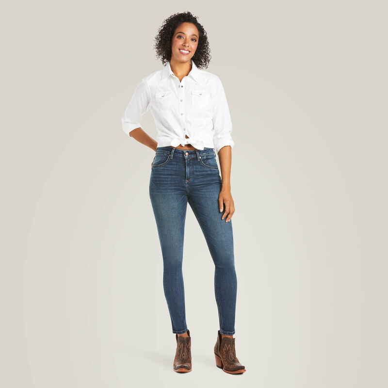 Premium High Rise Skinny Jean Stretch