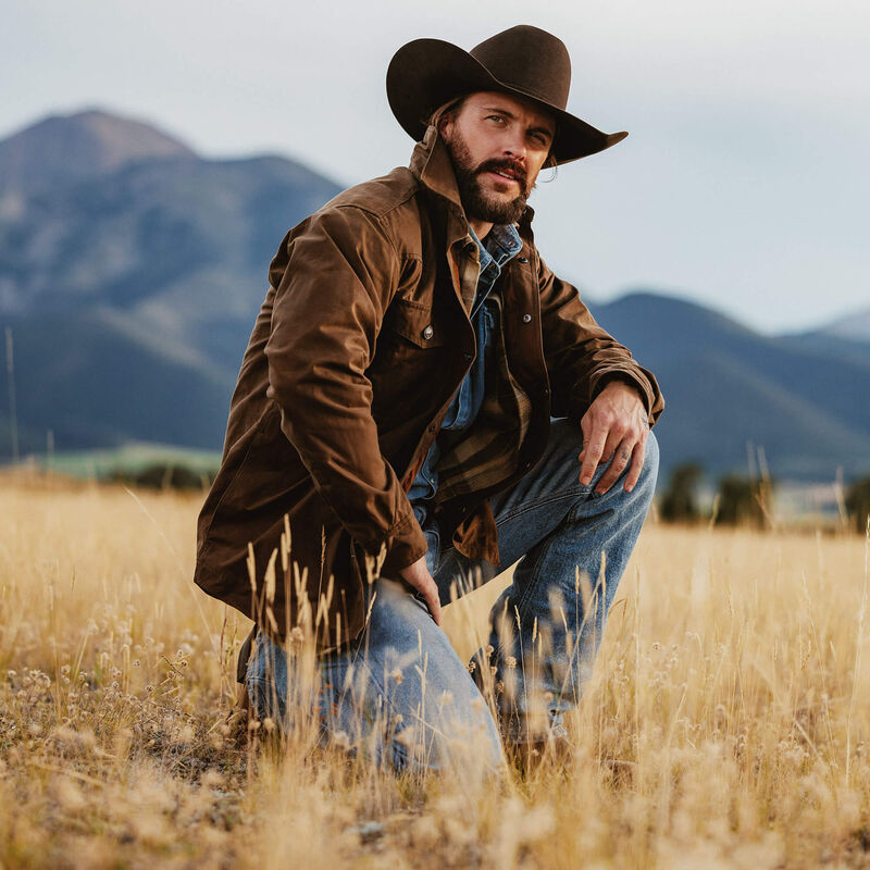 Yellowstone Herder Waxed Shirt Jacket