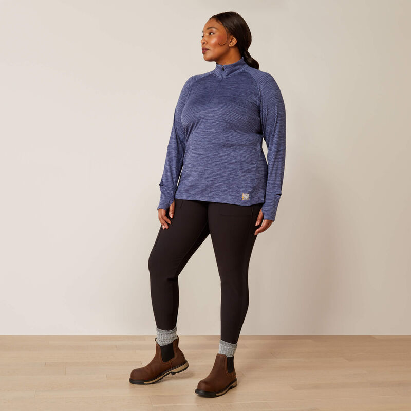 Rebar Gridwork Baselayer 1/4 Zip T-Shirt