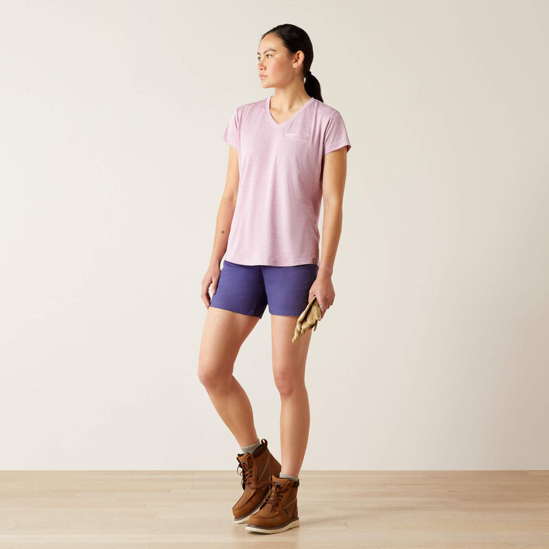 Rebar Evolution Work Hard V-Neck T-Shirt