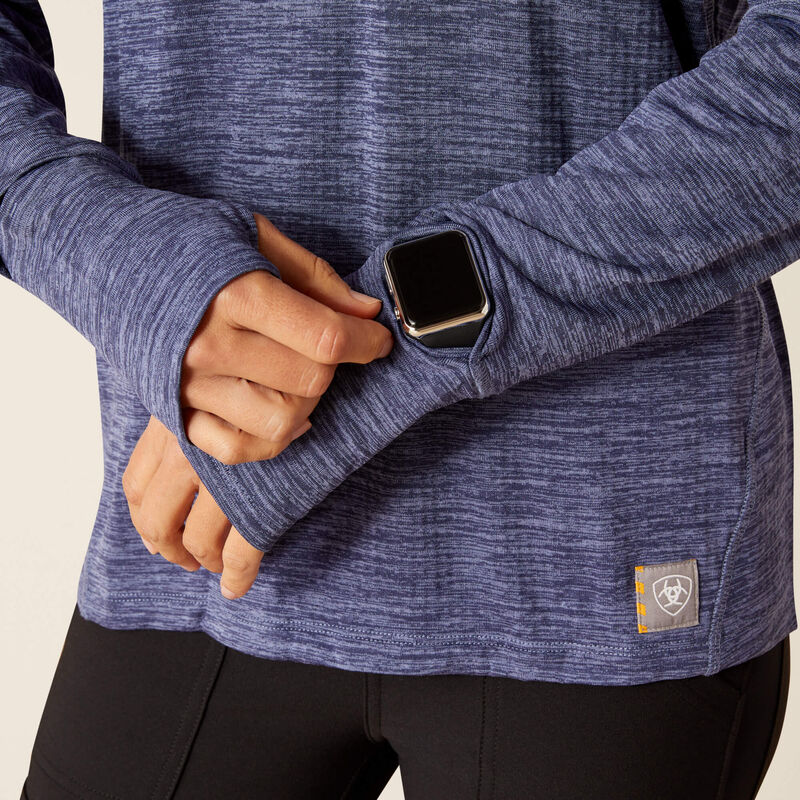 Rebar Gridwork Baselayer 1/4 Zip T-Shirt