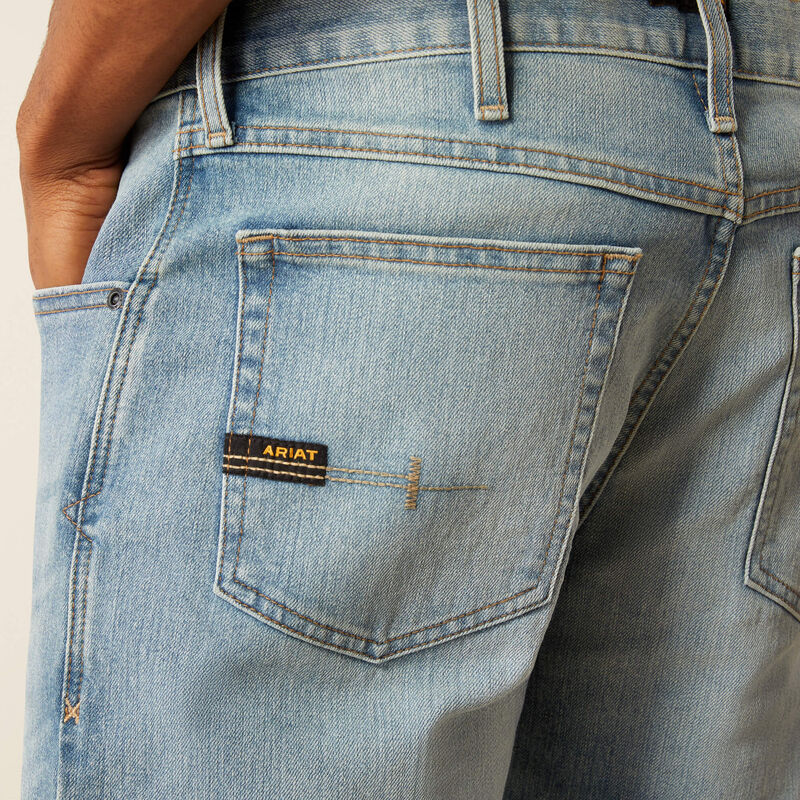 Rebar M4 Relaxed DuraStretch Basic Stackable Straight Leg Jean