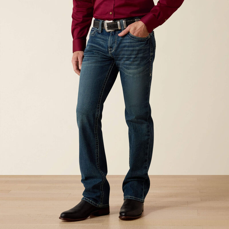 M7 Rocker Stretch Coltrane Stackable Straight Leg Jean