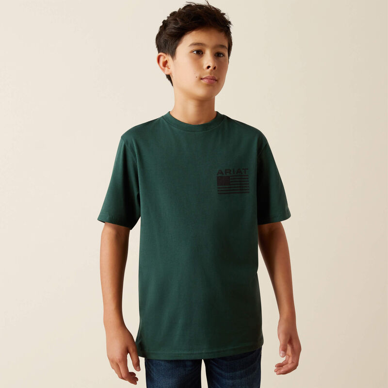 Ariat Rustic Wood Flag T-Shirt