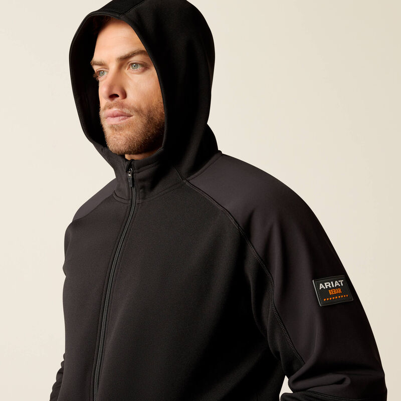 Rebar WorkTek Reinforced Full Zip Hoodie