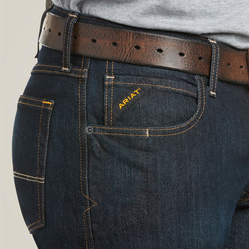 Rebar M5 Straight DuraStretch Basic Double Front Stackable Straight Leg Jean