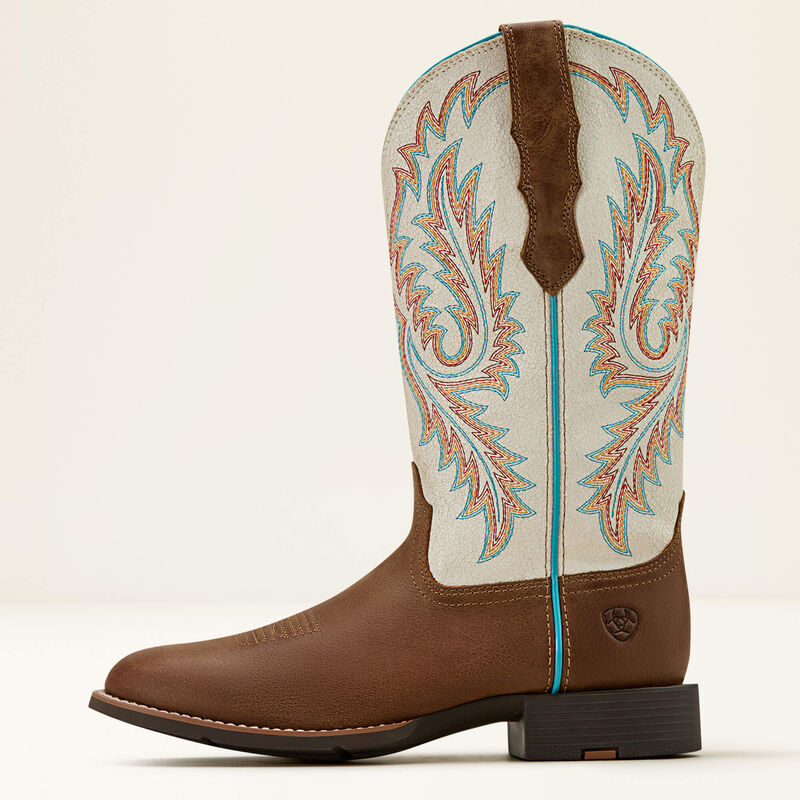 Round Up W Toe StretchFit Western Boot
