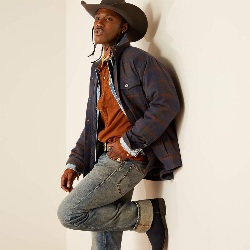 Yellowstone Midnight Fair Quilted Shirt Jacket