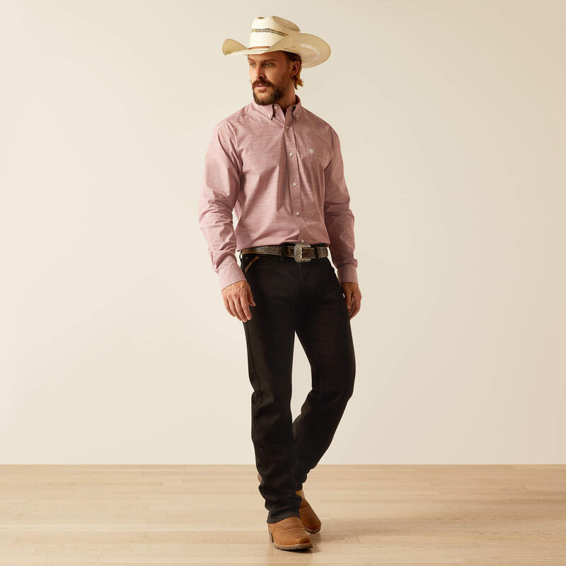 Solid Slub Classic Fit Shirt