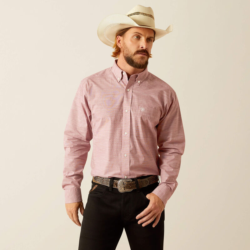 Solid Slub Classic Fit Shirt