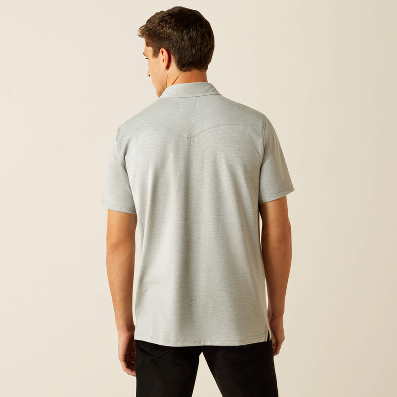 Retro Western Snap Polo
