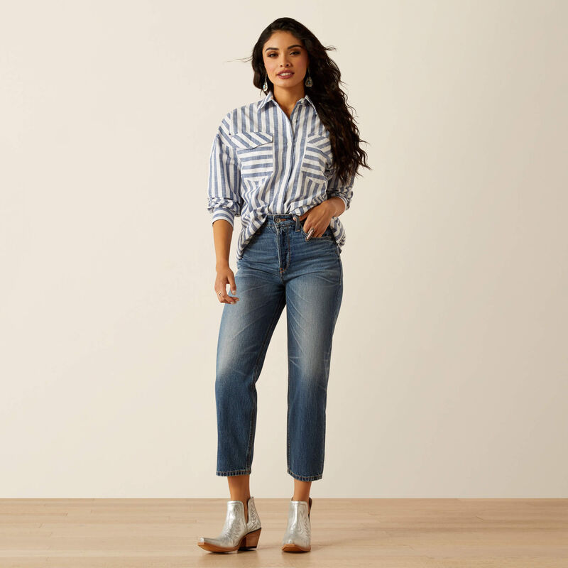 Ultra High Rise Tomboy Relaxed Jazmine Straight Leg Jeans