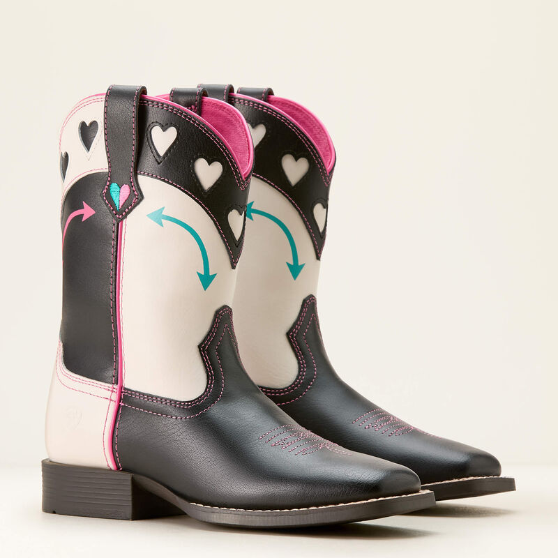Round Up Hearts Western Boot