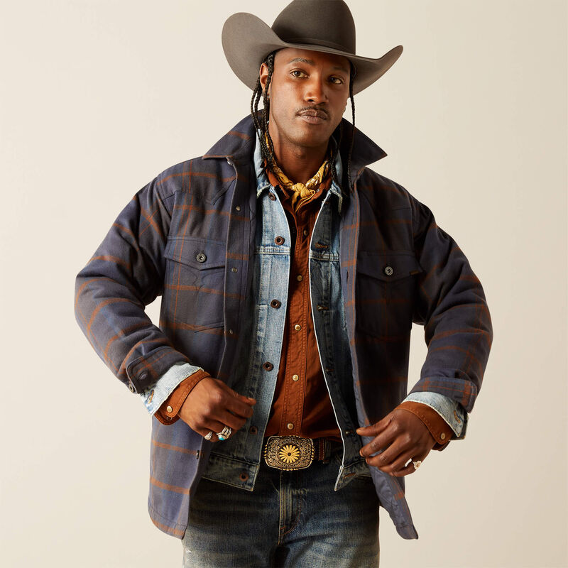 Yellowstone Midnight Fair Quilted Shirt Jacket