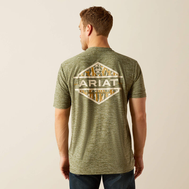 Tree Bark Camo Charger T-Shirt
