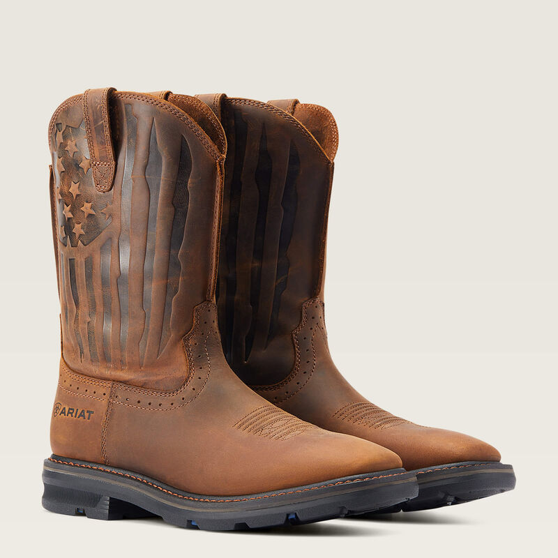 Sierra Shock Shield Patriot Work Boot
