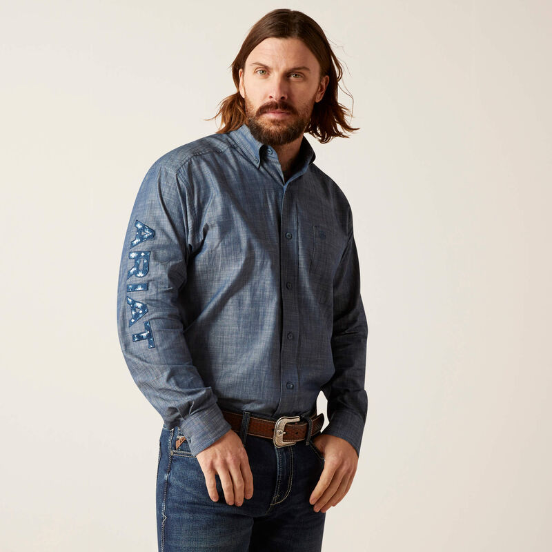 Team Logo Chambray Classic Fit Shirt