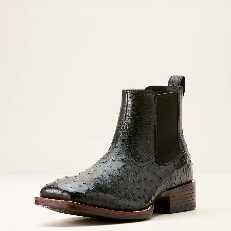 Booker Chelsea Wide Square Toe Western Boot