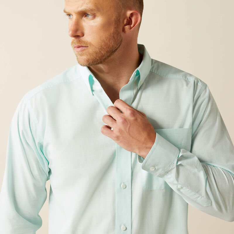 Solid Slub Classic Fit Shirt