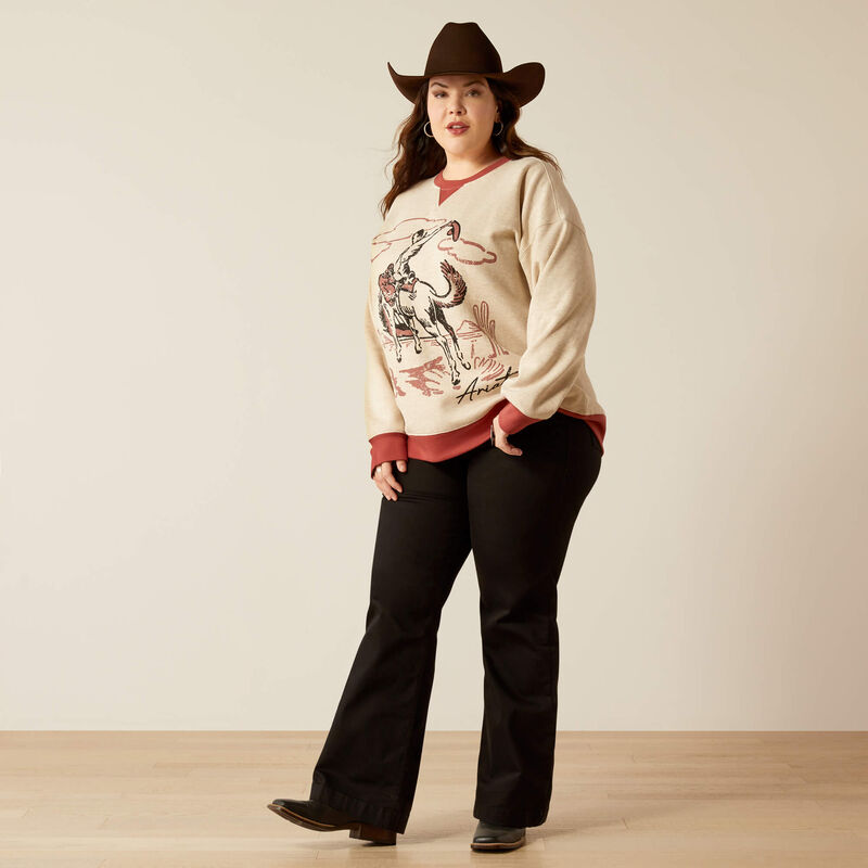 Roughstock Oversized Crew Sweatshirt