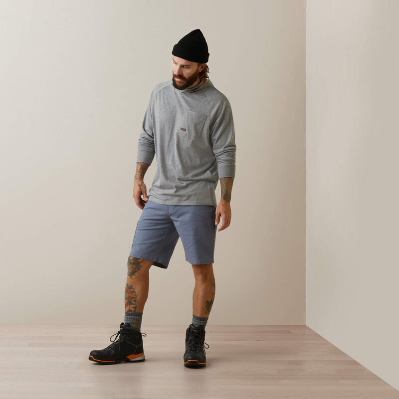 Rebar Cotton Strong Hooded T-Shirt