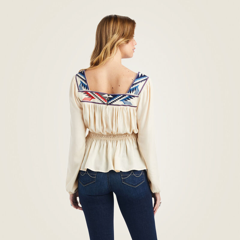 Jacquard Chimayo Top