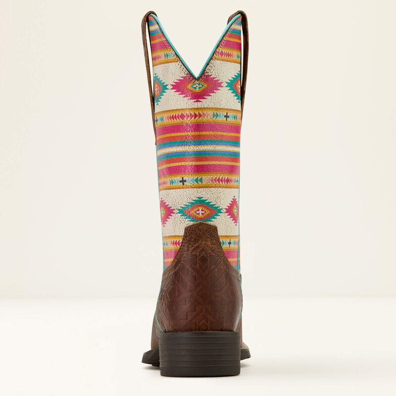 Round Up Wide Square Toe StretchFit Western Boot