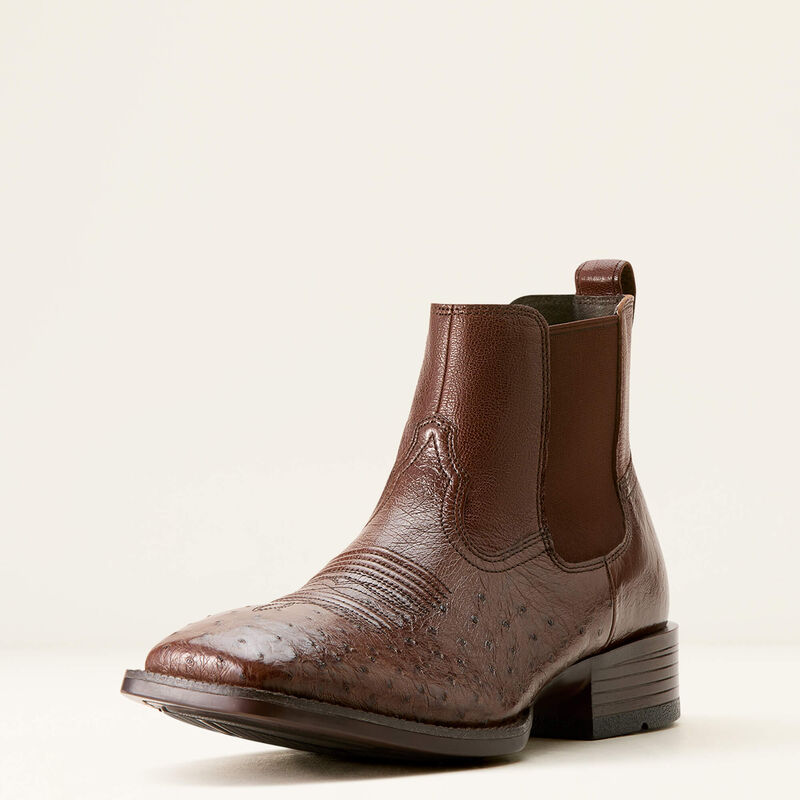 Booker Chelsea Wide Square Toe Western Boot
