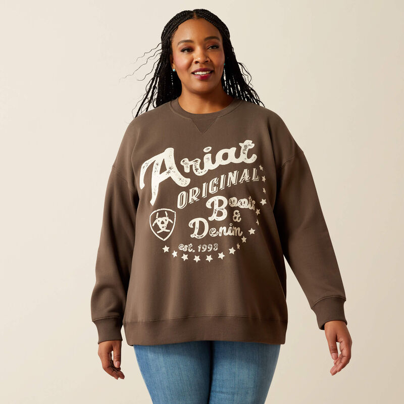Oversized Crew Sweatshirt